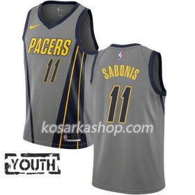 Dres Indiana Pacers Domantas Sabonis 11 Nike 2018-19 City Edition Siva Swingman - Dječji